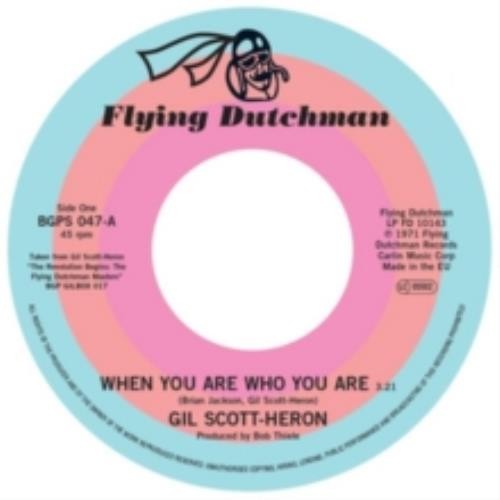 GIL SCOTT-HERON: WHEN YOU ARE WHO YOU ARE - 7" Vinyl VERSIEGELT - Bild 1 von 1