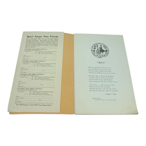 Vintage 1936 Pennsylvania Dutch Cook Book Of Fine Old Recipes 48 Pages Amish DJ - Bild 3 von 10