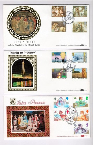 GB QEII 1982 - 1990 First Day Covers x 71. Benham, Special handstamps etc - Picture 9 of 24