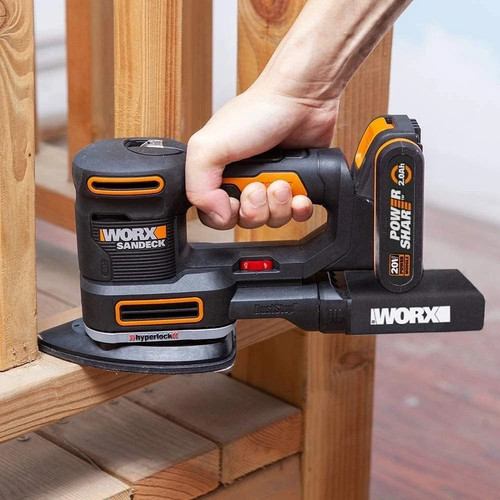 WORX WX820 Akku-Multischleifer 5in1 20V inkl. Koffer, Akku und UK Netzteil - Bild 2 von 8