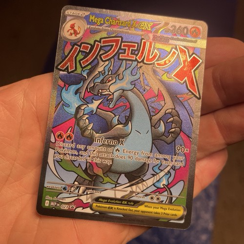 Pokemon Phantasmal Flames UPC MEGA CHARIZARD X EX 23 PROMO English - Picture 10 of 10