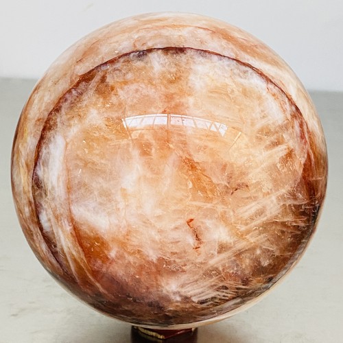 Natürliche rote Kleber Blume Quarz Kugel Kristallkugel Heilung 3760G - Bild 7 von 12