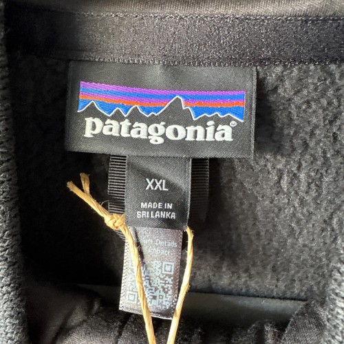 Patagonia Better Sweater Vest NWT Fleece Black Full Zip 2XL - No Corp Logo $120 - Picture 4 of 11