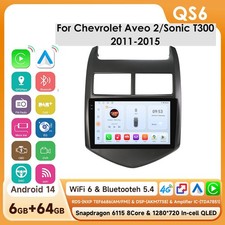 Carplay Car Radio Gps For Chevrolet Aveo 2sonic 2011-15 Android14 Stereo 664gb Carplay Car Radio Gps For Chevrolet Aveo 2sonic 2011-15 Android14 Stereo 664gb