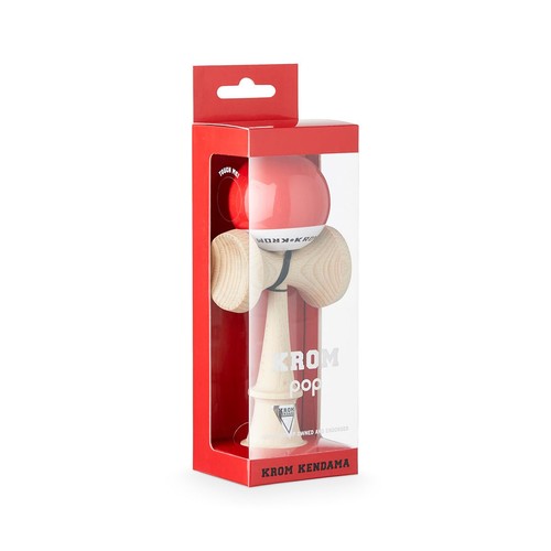 Kendama KROM POP Chrome Pop LOL Sticky Clear (Red) - Afbeelding 6 van 9