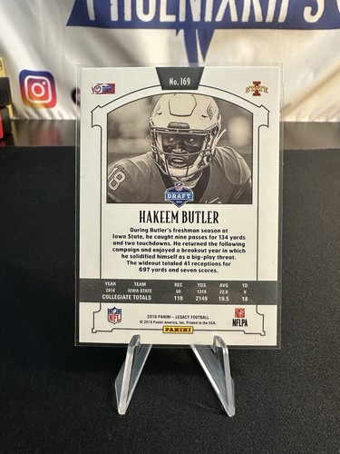 HAKEEM BUTLER ROOKIE 2019 PANINI LEGACY IOWA STATE - Picture 2 of 2