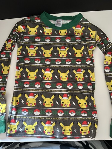 Hanna Andersson Pokemon Pyjama Set Kinder Gr. 150 12 Weihnachten Urlaub Pikachu - Bild 9 von 12