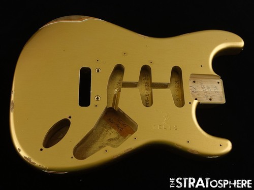 Fender USA Custom Shop Custom Strat Pro 2025 Relic BODY HLE Gold