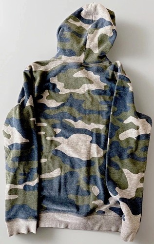 Eddie Bauer Camo Camoflauge Hoodie Boys L 14/16 Pockets Pullover Sweatshirt NWOT - Picture 2 of 5