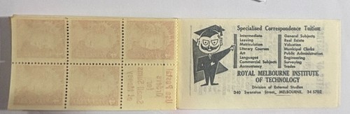 1967 Australia PO B75A.d 60c QEII postage booklet with SLOGAN ed - DV8 - Bild 5 von 7