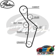 Gates 5616Xs Timing Belt Fiberglass 1160 mm Fits Audi A4 2002-2004