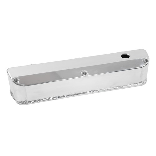*2pcs Fabricated Satin Aluminum Valve Covers For Small Block SBF 289 302 351W - Picture 11 of 12