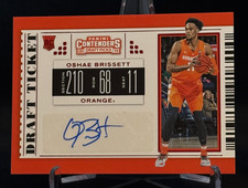 2019-20 Contenders Draft Picks Foil Red Rookie Auto #114 Oshae Brissett