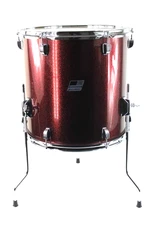 Ludwig Backbeat 16 x 16 Floor Tom Drum - Wine Red Sparkle NEW #R4556
