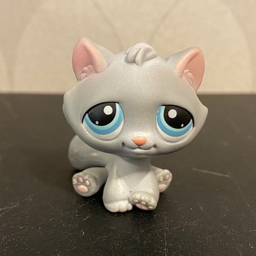 Authentic Littlest Pet Shop #177 Gray tabby cat - Picture 4 of 12