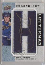 2018 Upper Deck Chronology Letterman Letter Relics /15 Keith Tkachuk Patch Auto