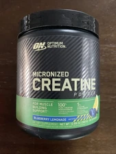 Optimum Nutrition Micronized Creatine Powder, Blueberry Lemonade 12.69 OZ/360G