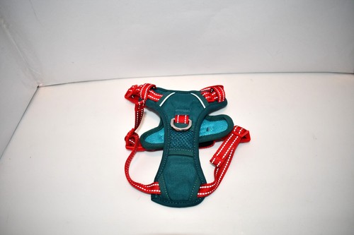 PHOEPET No Pull Dog Harness, TEAL XSMALL Reflective Adjustable Vest with Soft Ha - Picture 2 of 3