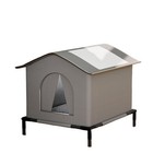 Outdoor Insulated Cat Shelter with Heat Reflective Foil Layer for Winter Warmth