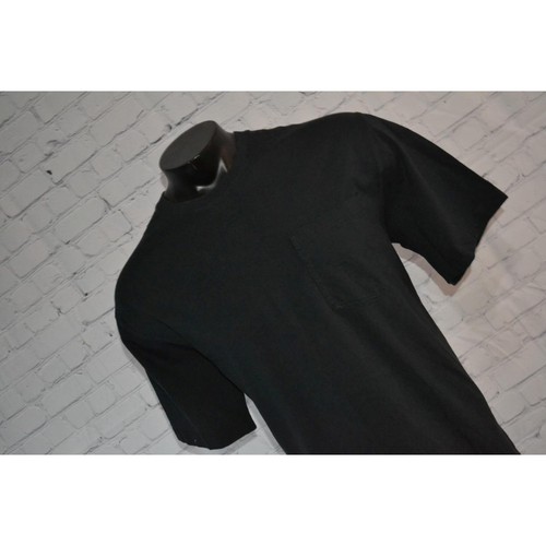 Duluth Trading T-Shirt Herren Größe Large Relaxed Fit Schwarz Baumwolle Fronttasche - Bild 1 von 6