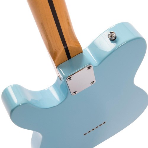 Vintage V75 ReIssued Electric Guitar ~ Laguna Blue - Picture 6 of 12