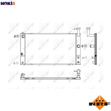 RADIATOR ENGINE COOLING 53747 FOR 1NZ-FXE 1.5L 4cyl