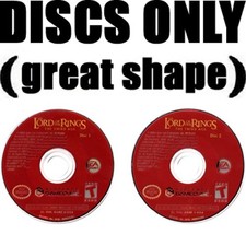 GAMECUBE Lord of the Rings: The Third Age (2004) *DISCS ONLY* nintendo disc 1 2