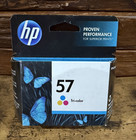 Oryginalny trójkolorowy wkład atramentowy HP 57 Standard Exp. sierpień 2014 nowy zapieczętowany