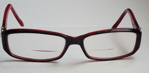 VINTAGE GUCCI Eyewear FRAME Glasses Frames For Eyeglasses ITALY BLACK AND RED - Picture 2 of 13