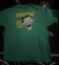 Nomeansno Band Music Green T-Shirt Cotton Unisex All size S-2345XL MD846