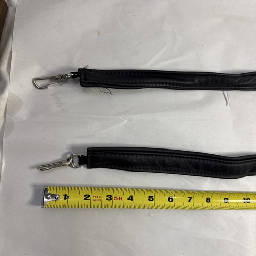 Vintage Akkordeon Schulterriemen 4” 33” italienisches Leder - Bild 5 von 9