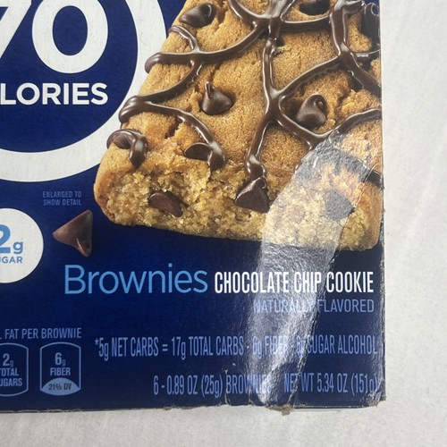 Fiber One 70 Calories Brownies Chocolate Chip Cookie Bars 5.34 oz - Picture 3 of 6
