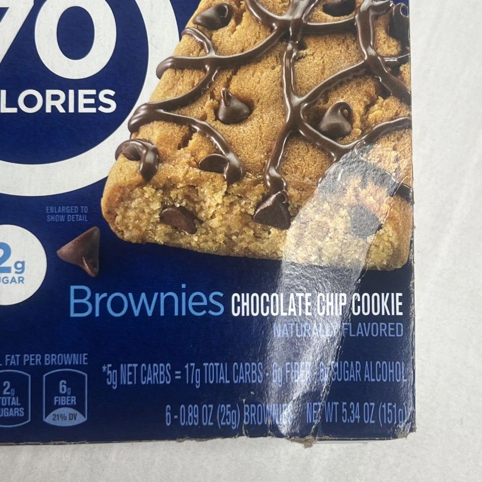 Barras de galletas Fiber One 70 calorías brownies con chispas de chocolate 5,34 oz Foto 3 de 4