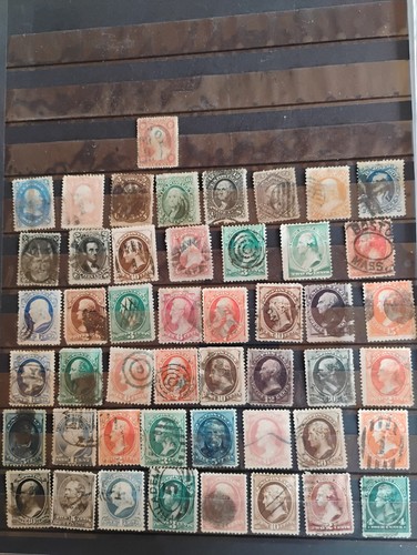 19th Century U S Stamps 1861- 1876 Bank Notes Used