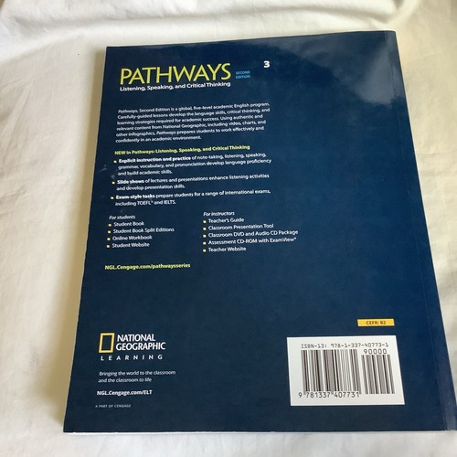 Pathways 3: Listening, Speaking, and Critical Thinking - 2nd ed - Good -No Codes - Imagen 7 de 7