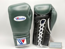 Winning Boxing Gloves Lace up 12oz Black X Gold From Japan FedEx