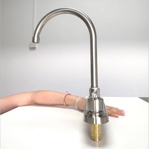 8'' G1/2 Brushed Nickel RV Kitchen Sink Faucet Centerset Vanity Mixer wDrain - Picture 6 of 8