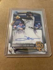 2025 Bowman Chrome Base Auto Leo De Vries San Diego Padres
