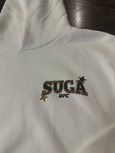 Suga Sean O'Malley Hoodie Mens Medium White Puff UFC MMA Bantamweight Official - Picture 4 of 6