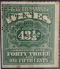 US Stamp Collection - Revenue - Cordial & Wine - Scott # RE102a - Used
