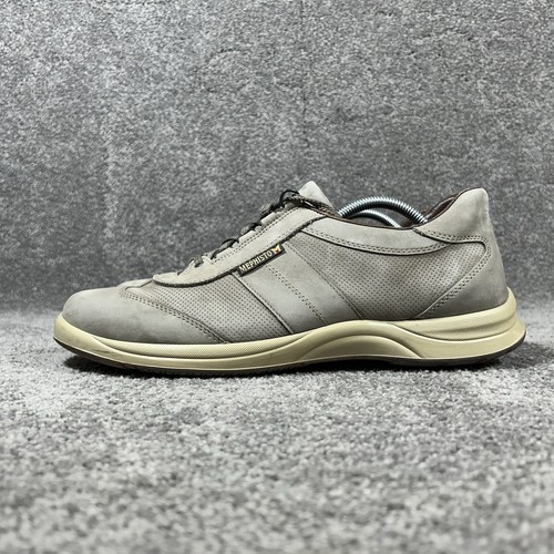 Zapatos de negocios cómodos Mephisto Runoff Air-Jet para hombre talla 10,5 gamuza cuero usados - Imagen 6 de 13