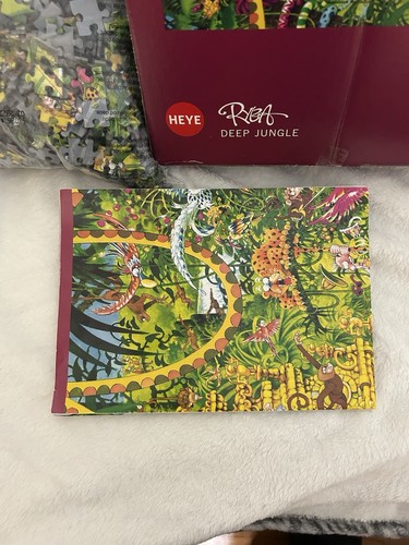 Heye 2000 selten verpacktes Stück Puzzle Tasche Karte DEEP JUNGLE - Bild 2 von 6