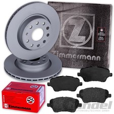 ZIMMERMANN BREMSSCHEIBEN 278mm + BELÄGE VORNE passend für FORD FIESTA 6 VI MK6