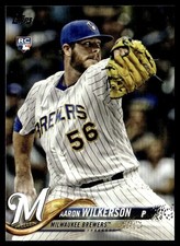 2018 Topps Aaron Wilkerson Rookie Milwaukee Brewers #378