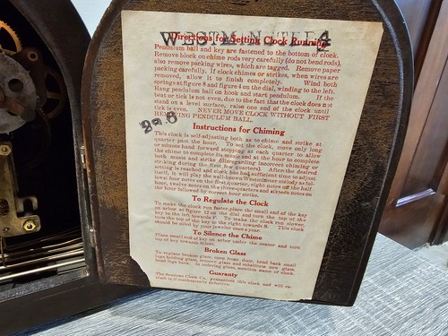 !WORKING! Sessions Westminster Silent Chime Mechanical Clock !READ DESCRIPTION! - Picture 11 of 12