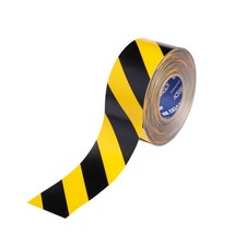 Brady 177018 Toughstripe MAX Floor Marking Tape,BLK/YL,3"x100'Roll,1ea,FREE SHIP