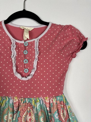 Matilda Jane Girls Wonderment Pretty in Patterns Dress Size 6 Style 300V09D - Picture 3 of 8