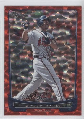 2012 Bowman Red Ice 25/25 Michael Bourn #44 0c2