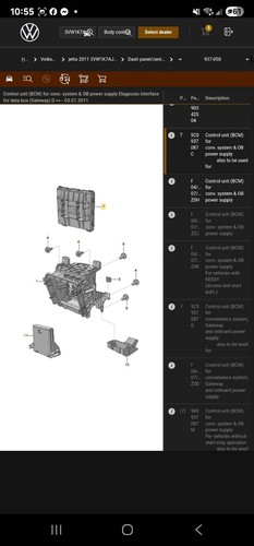 2011 - 2014 Volkswagen VW Jetta VI BCM BCU Body Control Module Unit Chassis MKVI - Picture 13 of 15