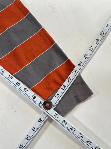 Columbia Omni-Shield Rugby Camicia Uomo Grande Arancione Grigio Top a Righe - Foto 10 di 11